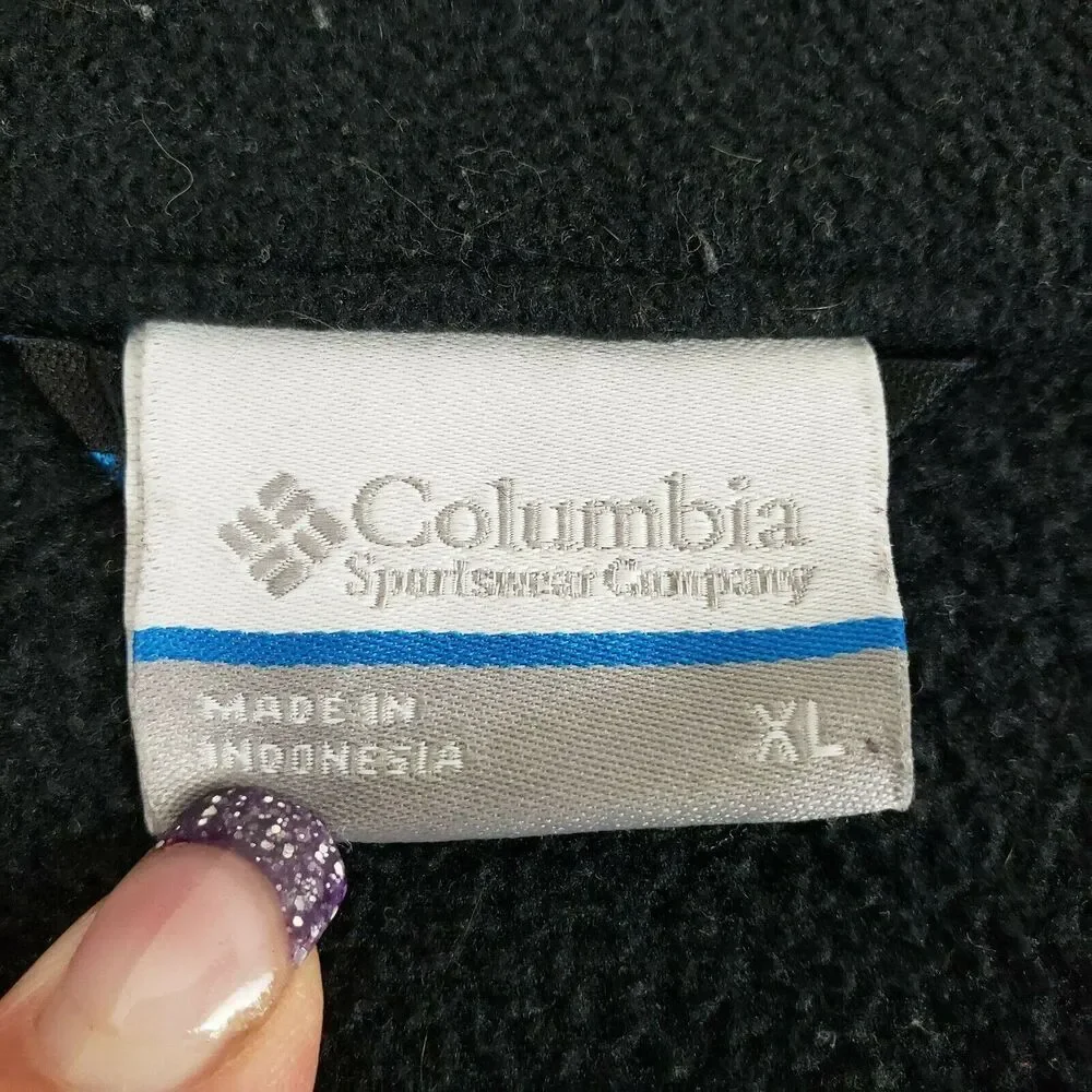 Columbia Mens Black‎ Oregon Beavers jacket. Wind Breaker Jacket Size XL